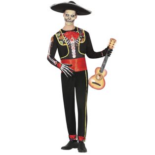 MARIACHI CSONTVÁZ JELMEZ 3 MÉRETBEN