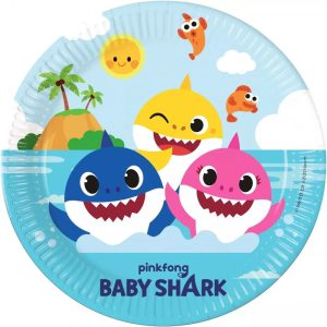 Baby shark mintás terítékek és kiegészítők