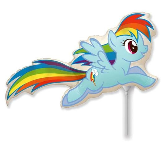 FÓLIA LUFI, MINI FORMA, SZIVÁRVÁNY PONY